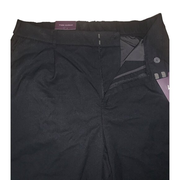 Ava & Viv Womens Plus Size Black Wide-Leg Relaxed Fit Stretch Pants Size 16 - Picture 6 of 10